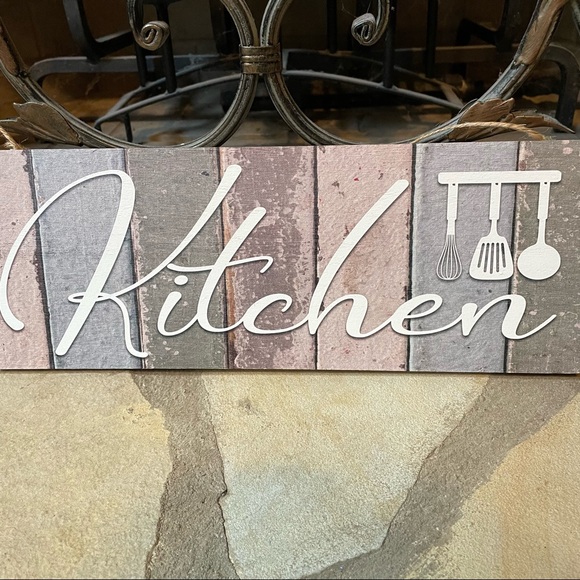 NWT Farmhouse Set of Kitchen Decor, Standing Signs, Hanging Metal Wall Key… - Picture 8 of 15